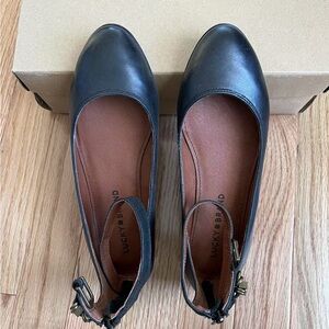 Lucky Brand Women's Black Leather Flats